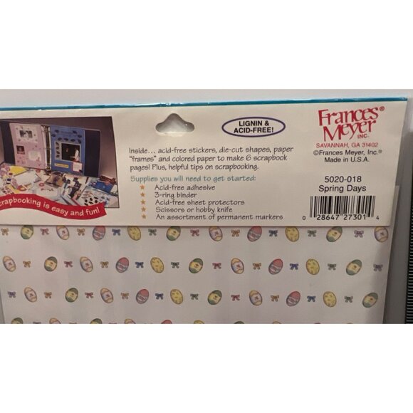 Frances Meyer 5020-018 Spring Days Decorative Scrapbook Page Kit - Picture 4 of 4